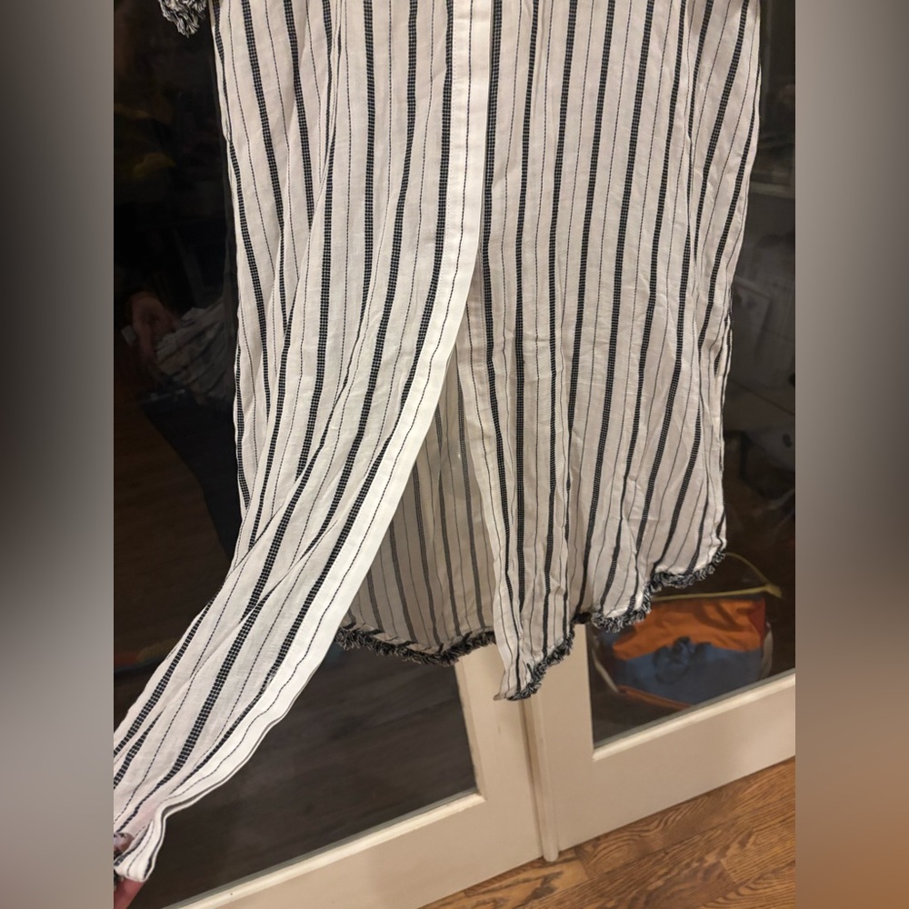 Black and White Stripe Zimmermann Tent Dress Size Small - Picture 5 of 10